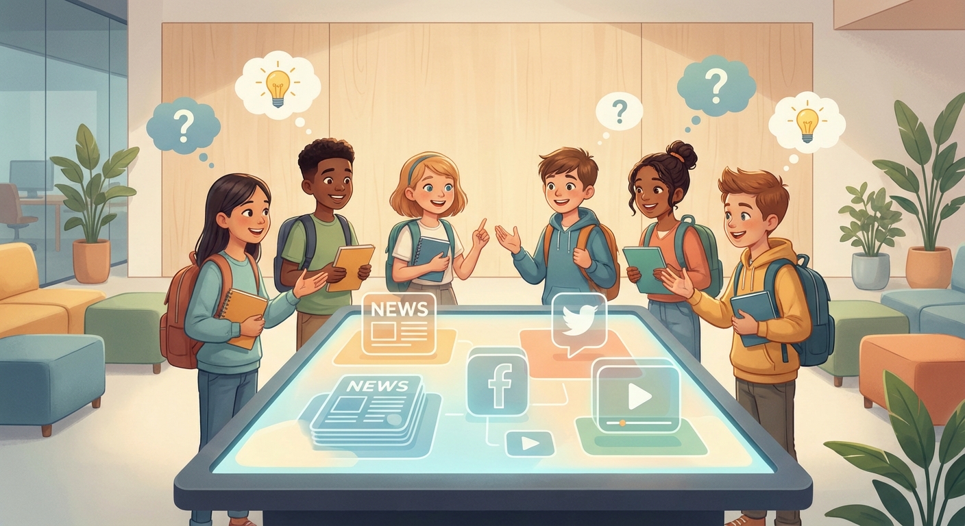 Illustration for Navigating the Media Maze: Understanding Bias and Perspective