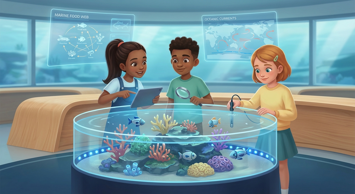 Illustration for Ocean Ecosystems