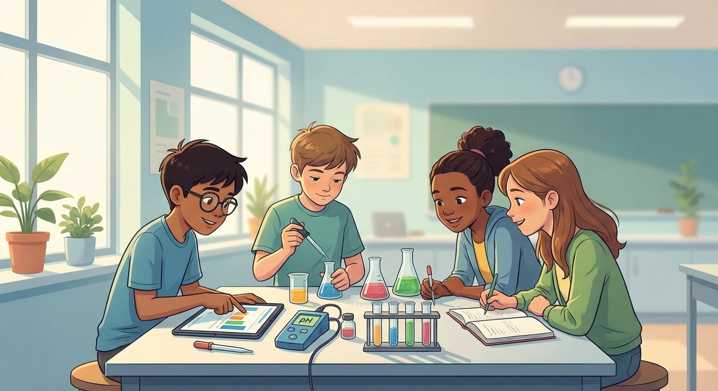 Illustration for Ph Scale