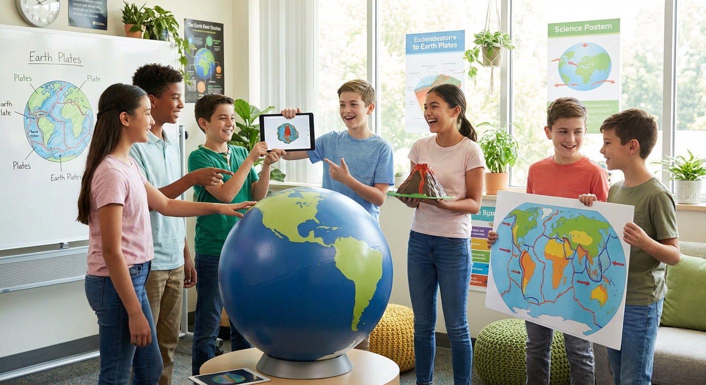 Illustration for Plate Tectonics