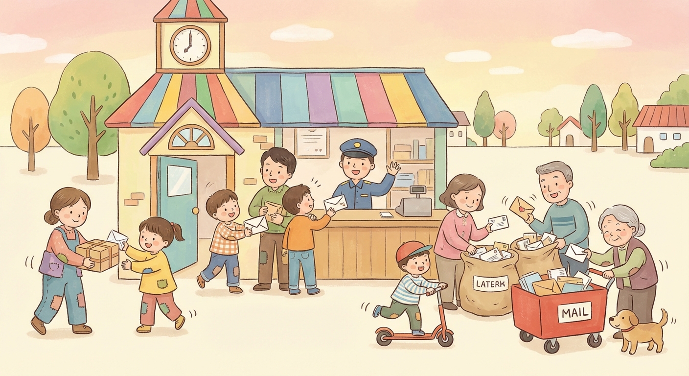 Illustration for Post Office Fun 📨