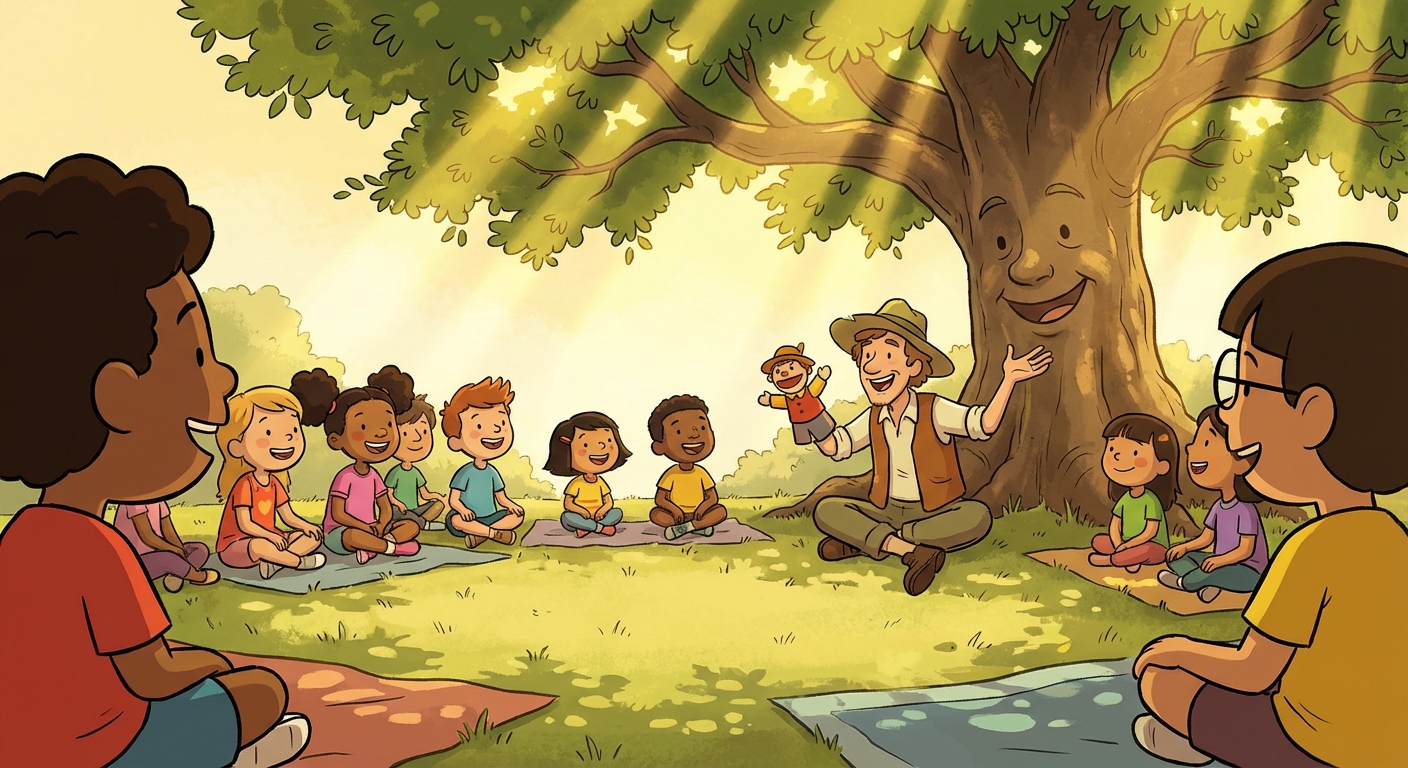 Illustration for 📚 Quiet Time Reading: A Fun Adventure