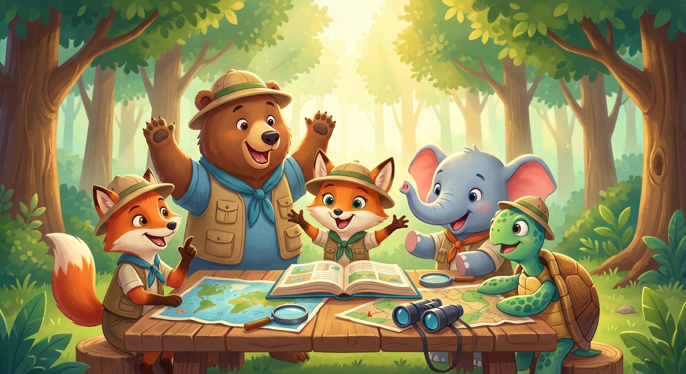 Illustration for 🌿 Saving Our Animal Friends: How Conservation Works