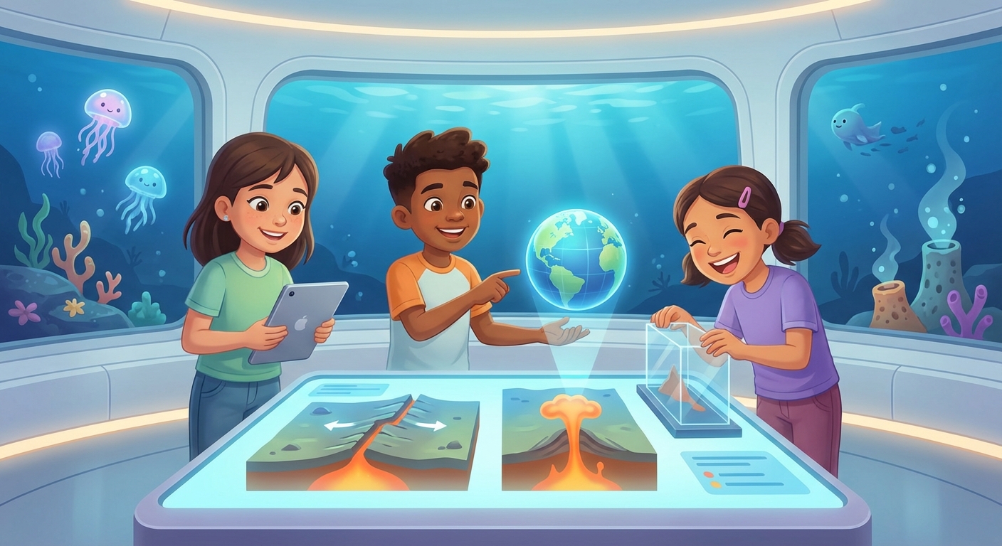 Illustration for Seafloor Spreading