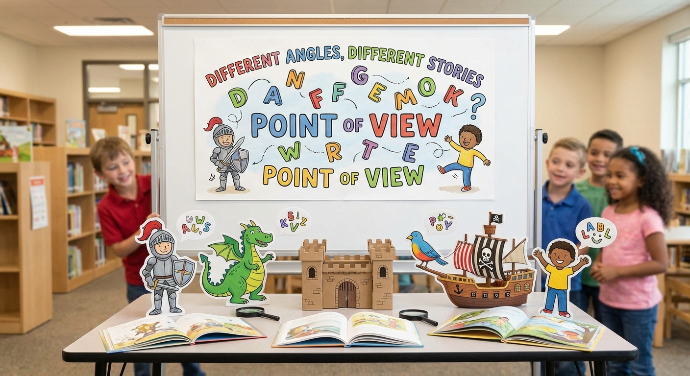 Illustration for 📚 Seeing Stories from Different Angles: Point of View