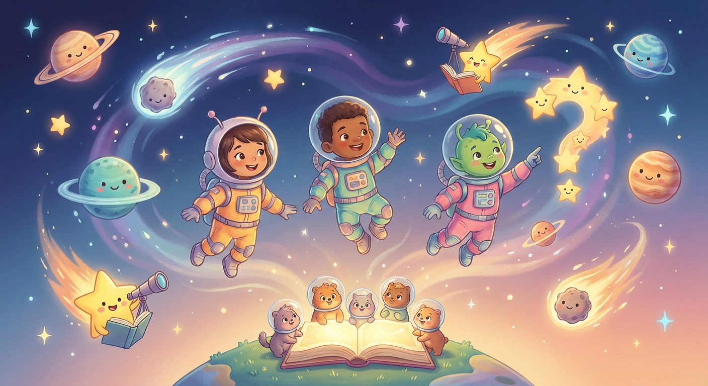 Illustration for Shooting Stars