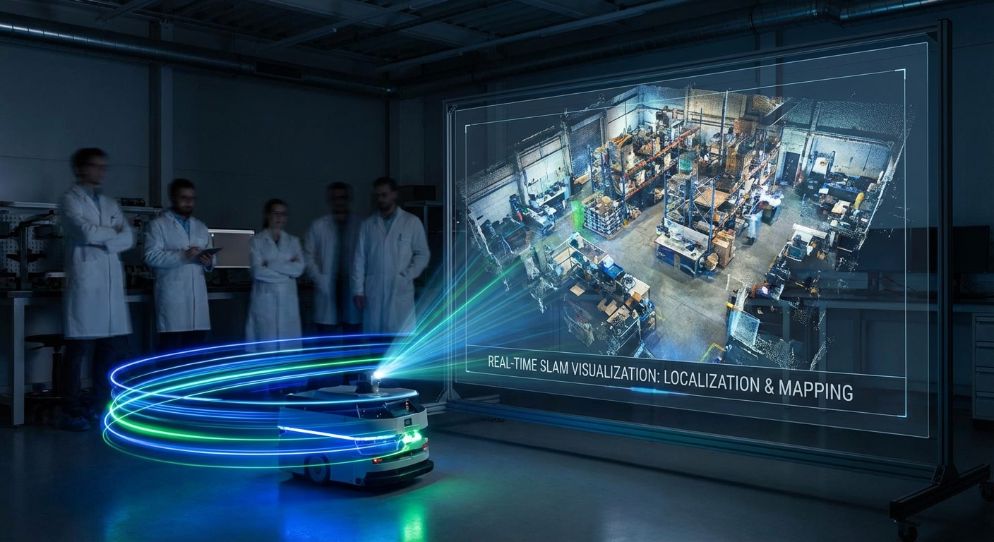 SLAM algorithm visualisation