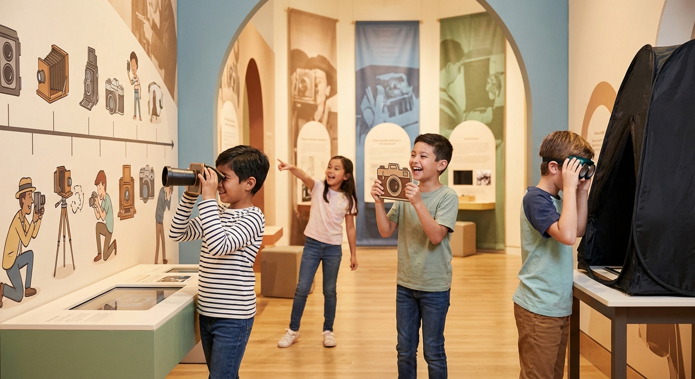 Illustration for 📸 Snapshots Through Time: A Kid’s Journey into the History of Photography