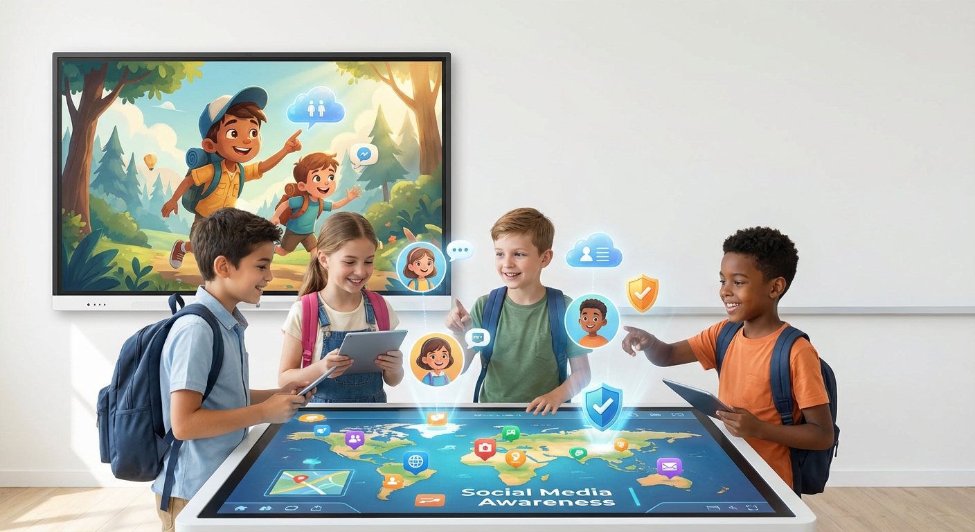 Illustration for Social Media Awareness