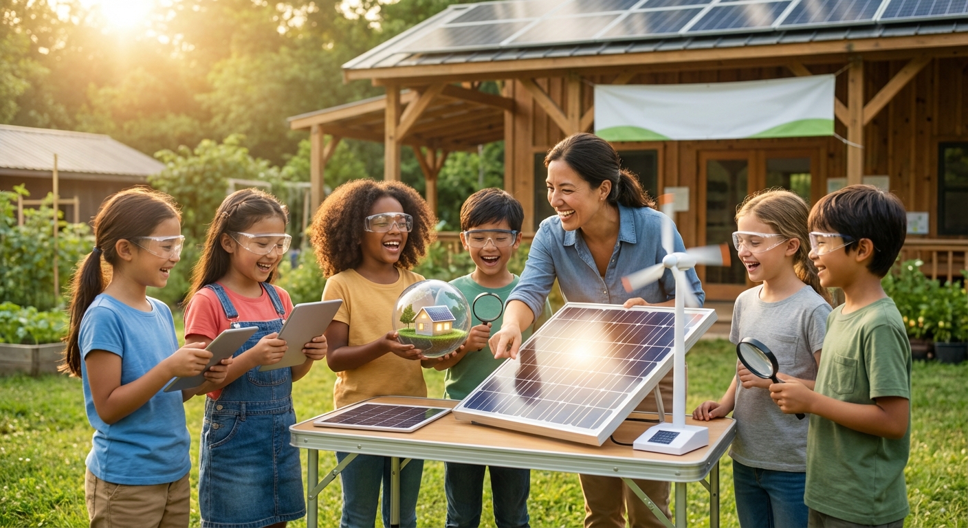 Illustration for 🌞 Solar Power: Turning Sunlight into Energy