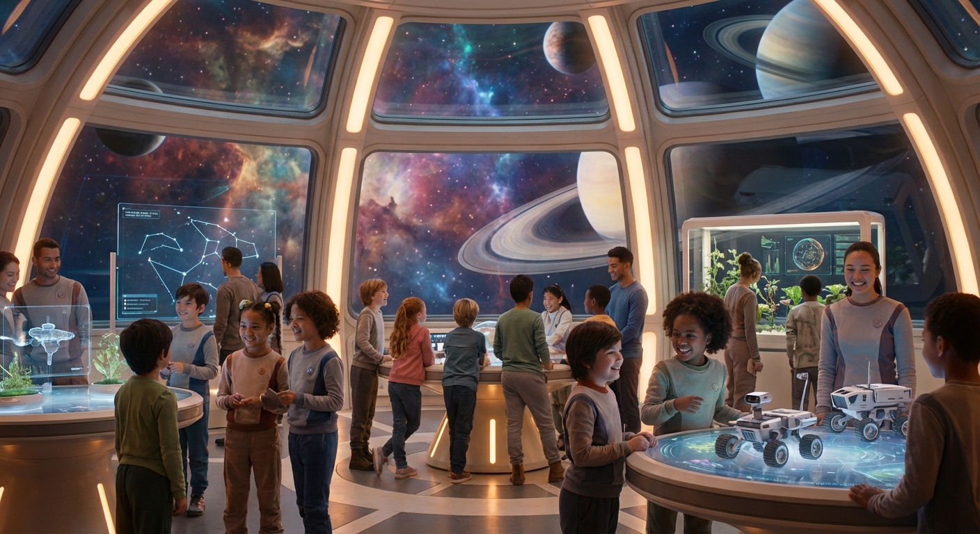 Illustration for 🌌 Space Colonies: Homes Among the Stars