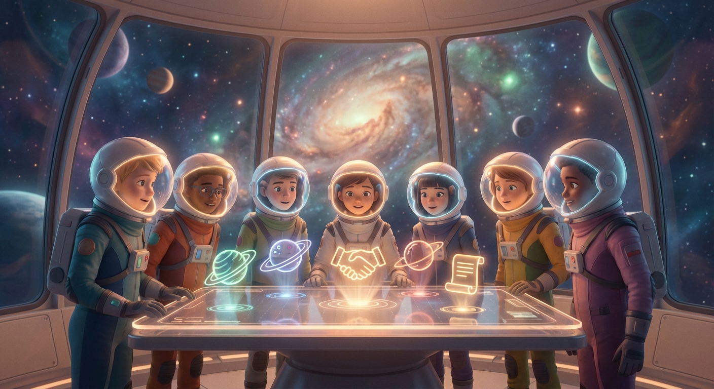 Illustration for Space Ethics