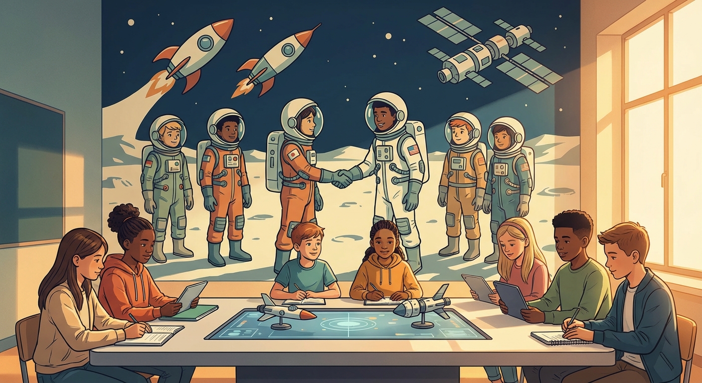 Illustration for Space Race