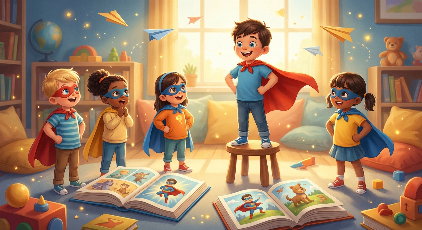 Illustration for Stand Tall Like a Superhero! 🌟