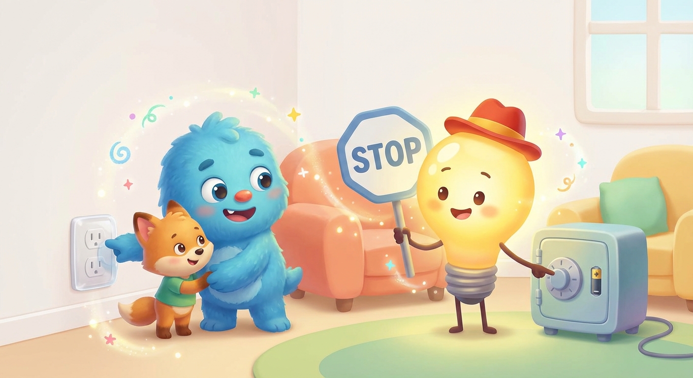 Illustration for ⚡️ Stay Safe with Electricity!