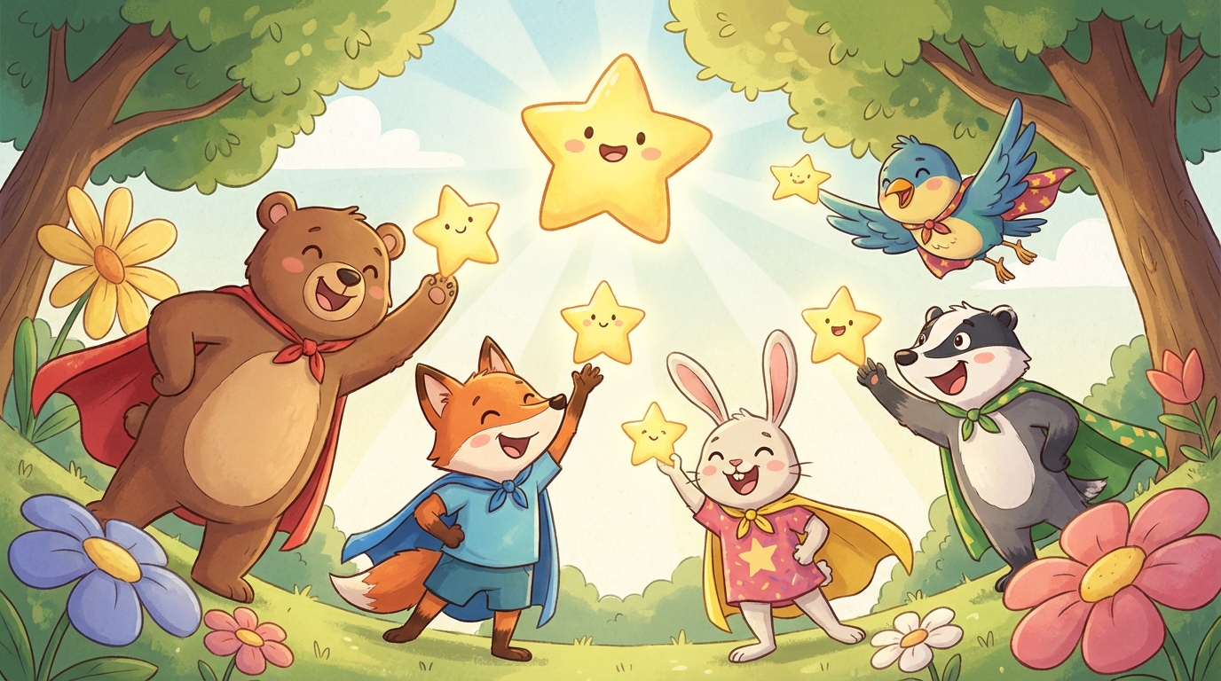 Illustration for Stretching Like a Superhero! 🦸‍♀️