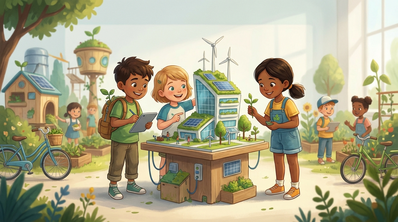 Illustration for 🌱 Sustainable Design: Building a Greener Future