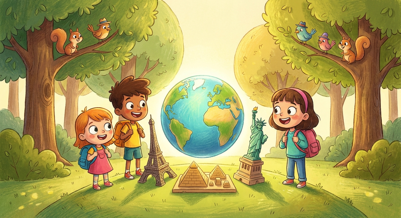 Illustration for 🌍 Symbols of a Country