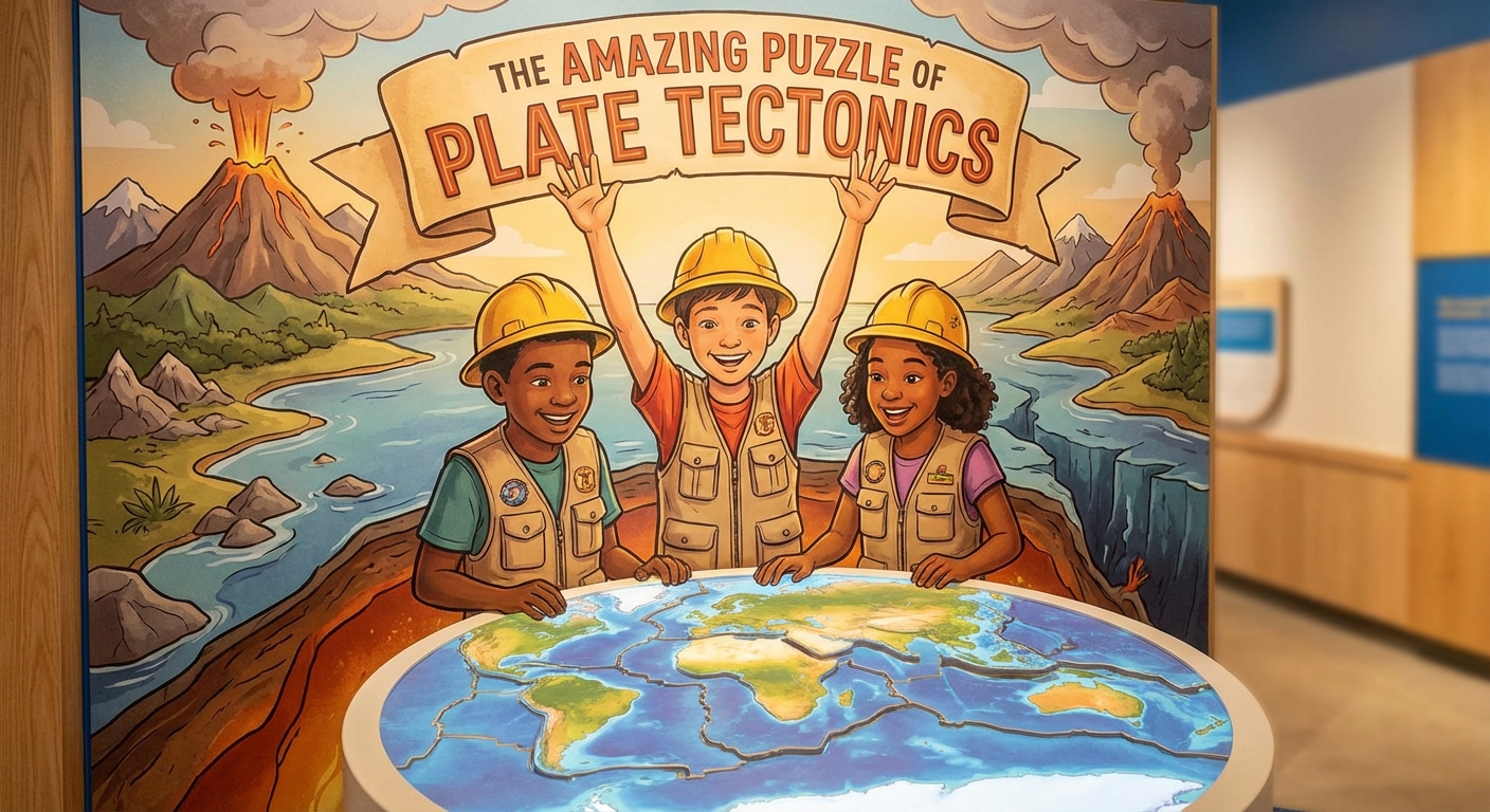 Illustration for 🌎 The Amazing Puzzle of Plate Tectonics