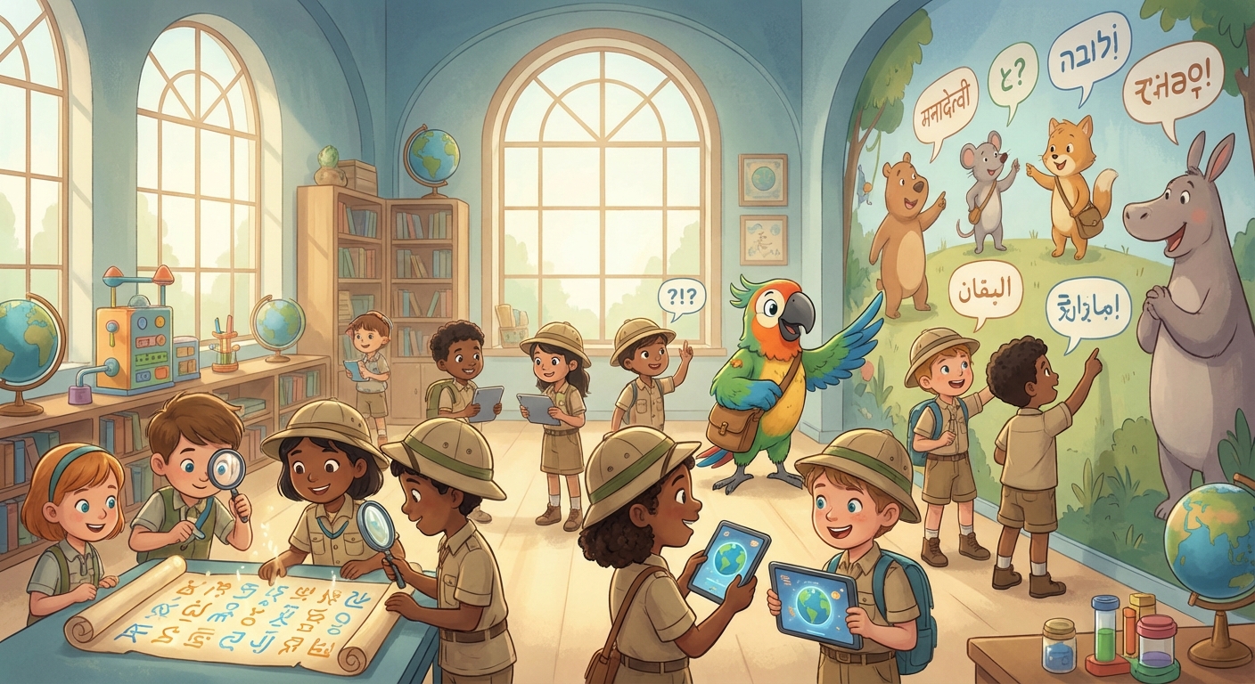 Illustration for 🌍 The Amazing World of Languages