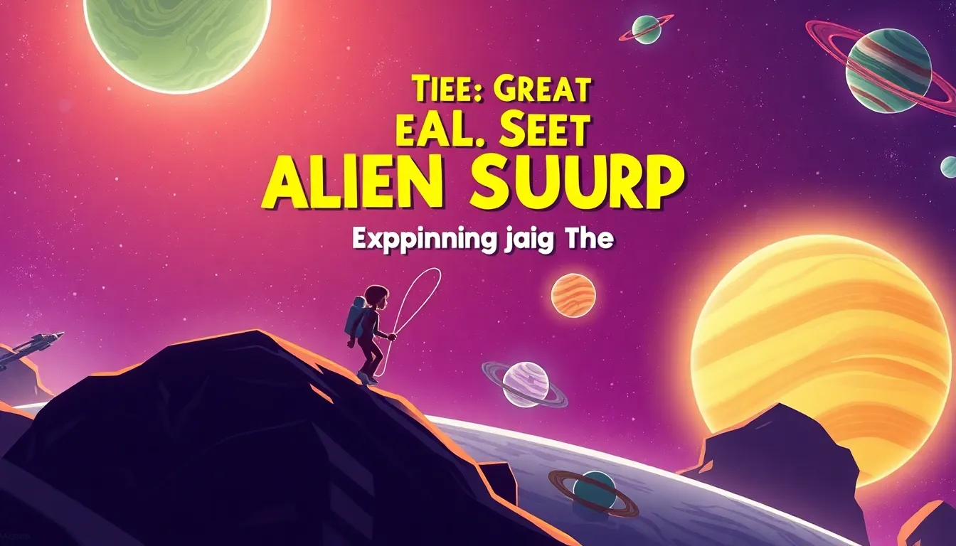 the Great Alien Search Exploring the Cosmos learning scene, the Great Alien Search Exploring the Cosmos space adventure, stars and planets inspiring wonder, dynamic adventure illustration for ages 8-10, engaging detail, upbeat energy, text-free illustration with clean unmarked background, balanced composition, soft cinematic lighting, harmonious color palette, inviting and joyful mood