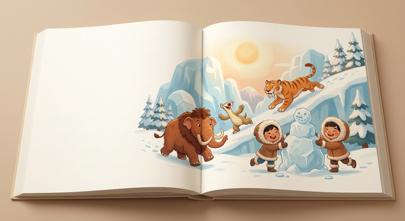 Illustration for 🌨️ The Ice Age Adventure