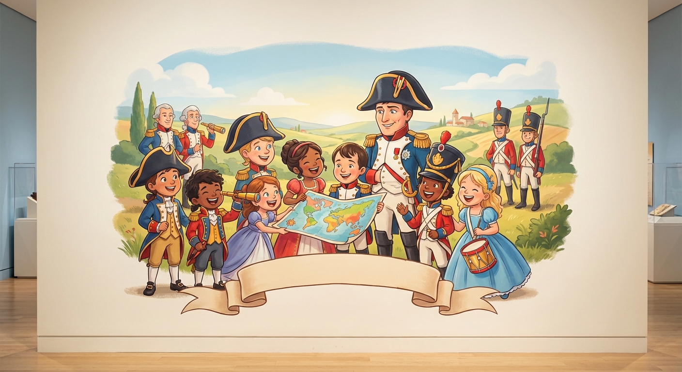 Illustration for ⚔️ The Napoleonic Wars: A Kid‑friendly Adventure in History