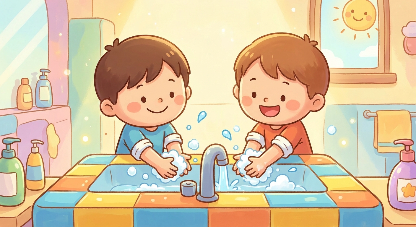 Illustration for Wash Your Hands