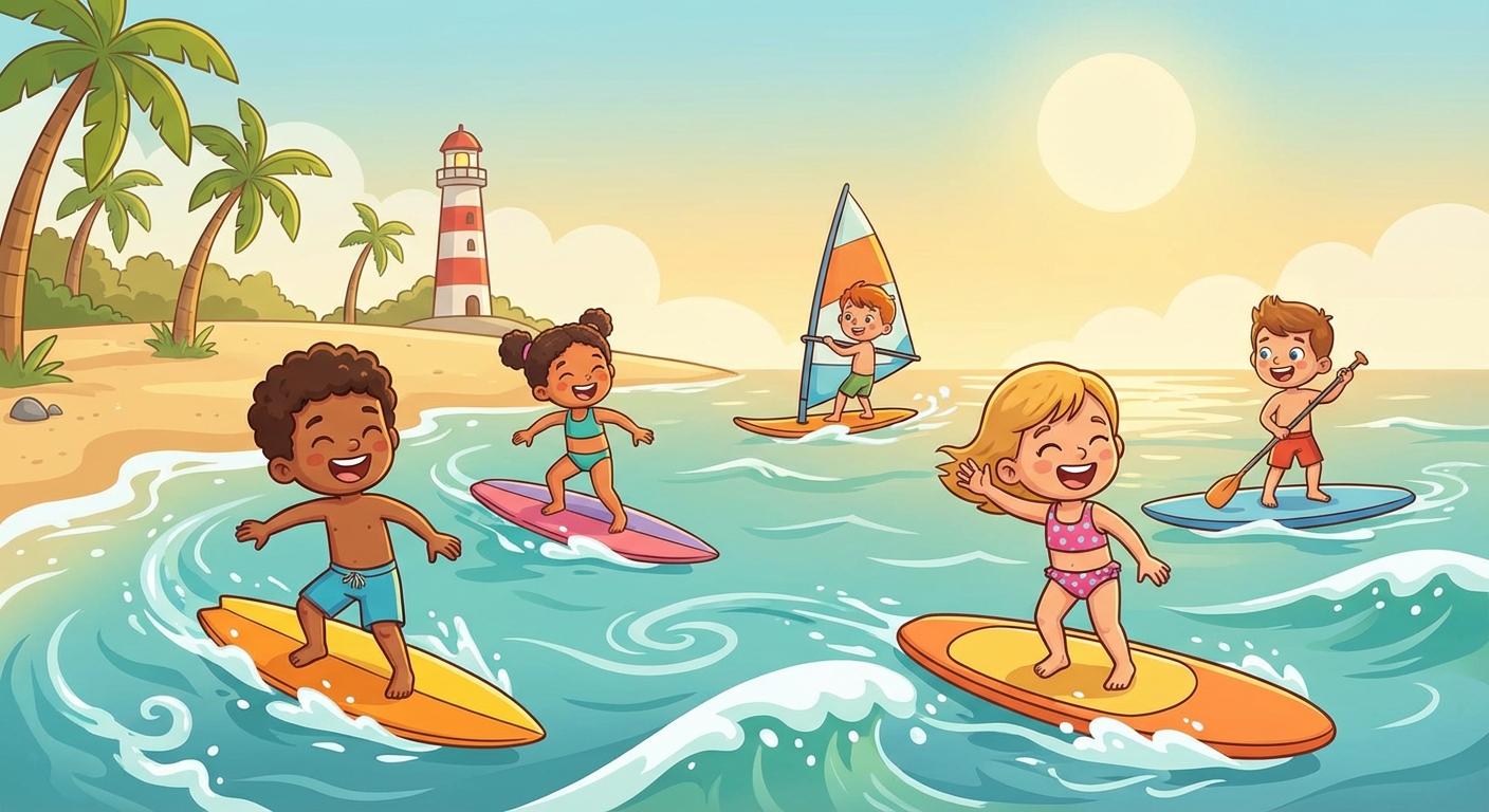 Illustration for 🌊 Water Sports: Fun on the Waves!
