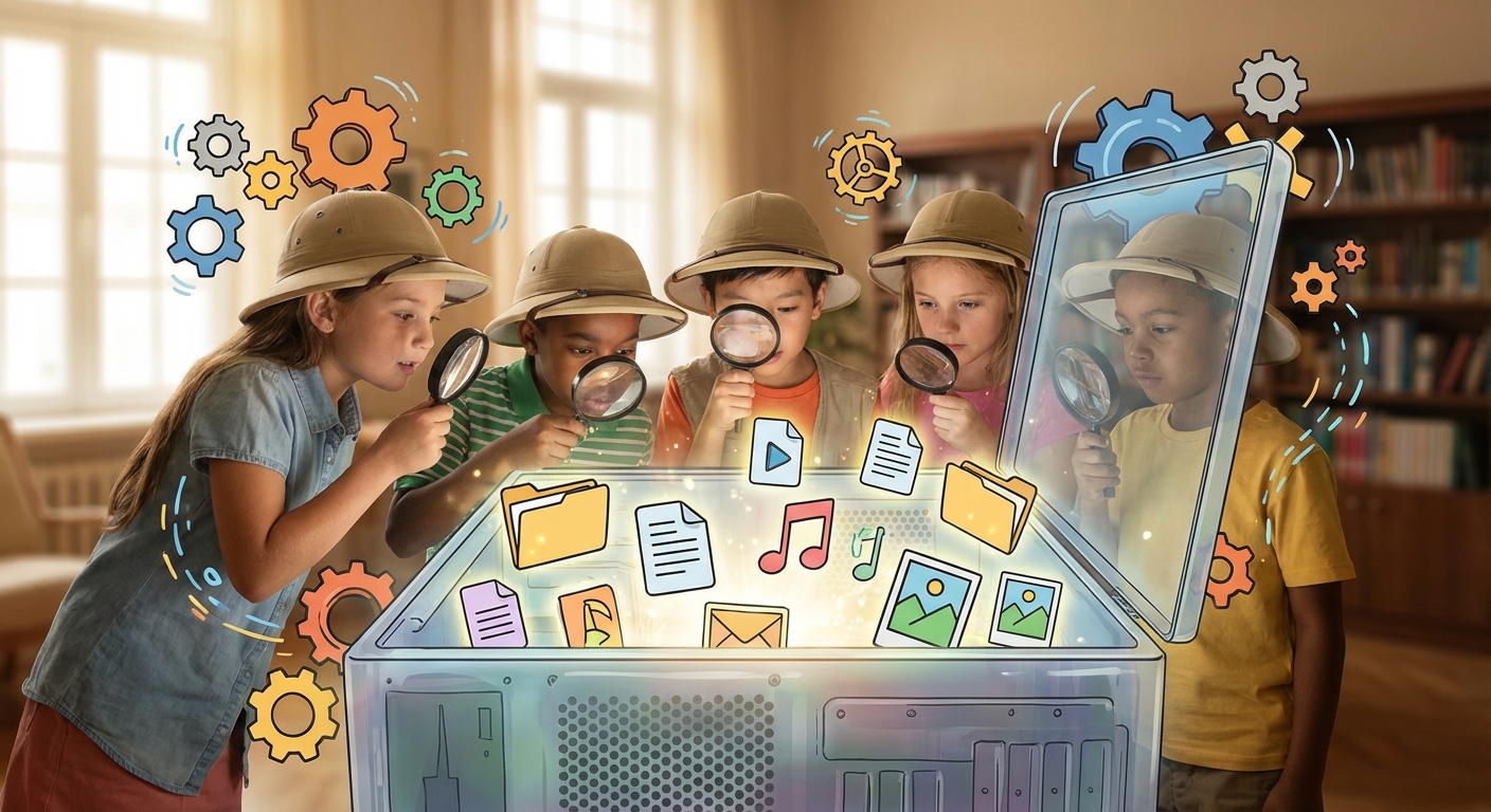 Illustration for 📂 What’s Inside a Computer? Exploring File Types