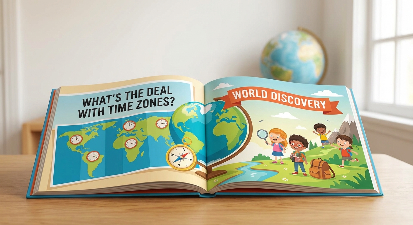 Illustration for 🌍 What’s the Deal with Time Zones?