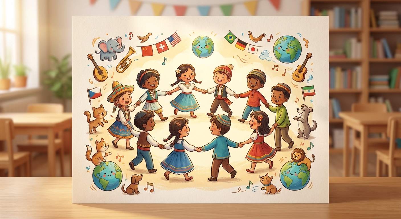 Illustration for 🌍 World Peace: A Friendly Dream for Everyone